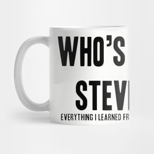 Who's he, Steve? Mug